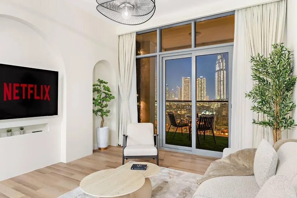 Appartamento Elegant 3Br - Stunning Burj Khalifa View Dubai Emirati Arabi Uniti